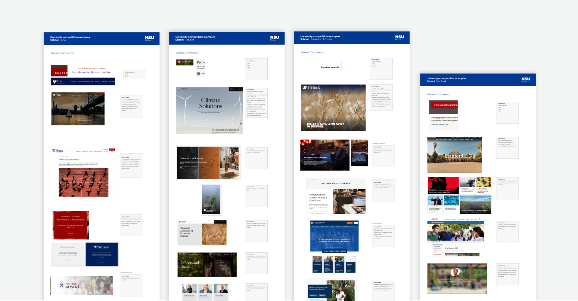 Competitive anaysis on navigation results