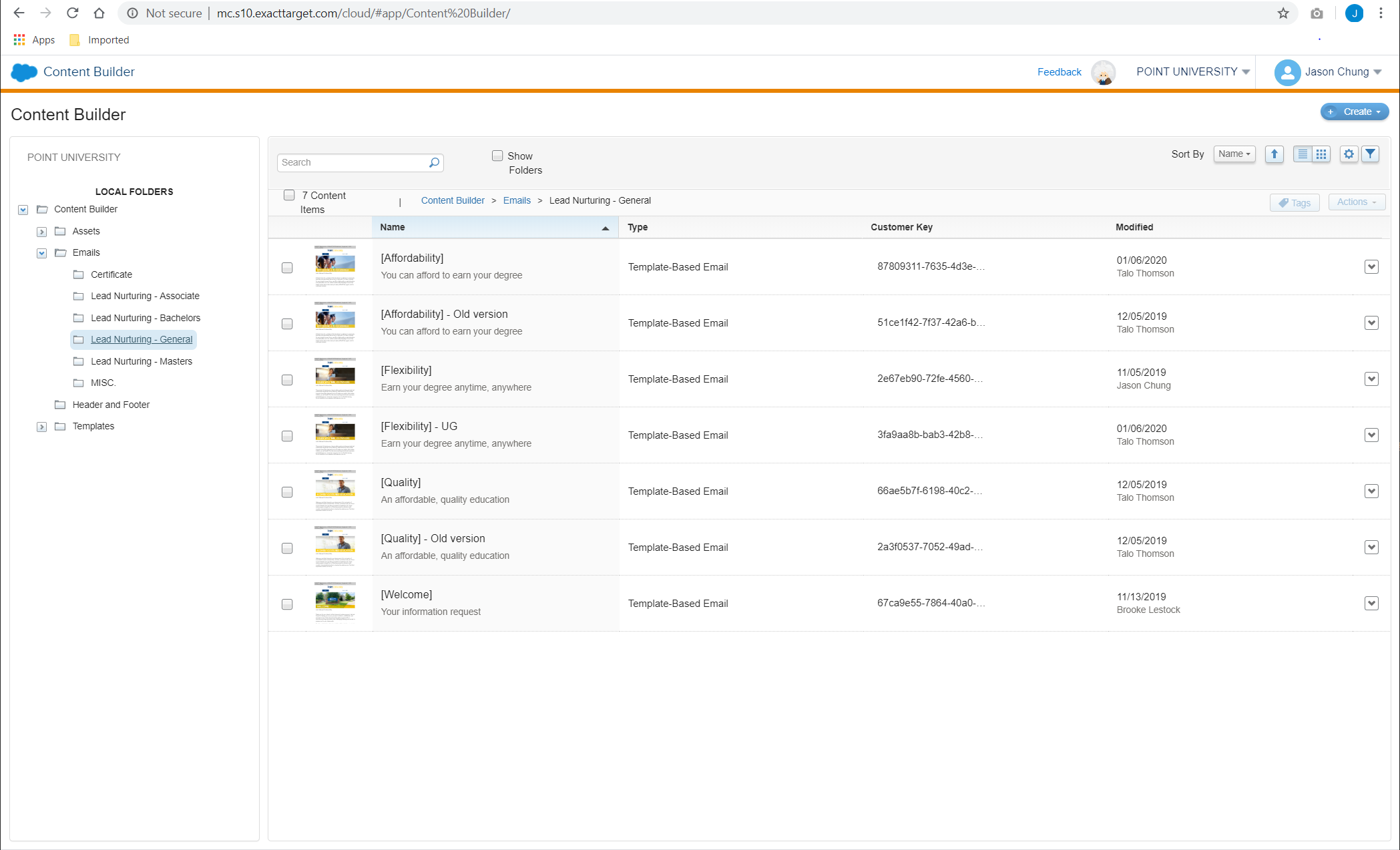 Marketing Cloud Interface